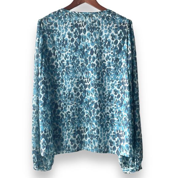 House of Harlow 1960 x Revolve Seymore Blouse Long SleeveTop Women's Size M - Picture 6 of 7